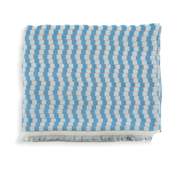 Echarpe-homme-coton-modal-bleu-Désert