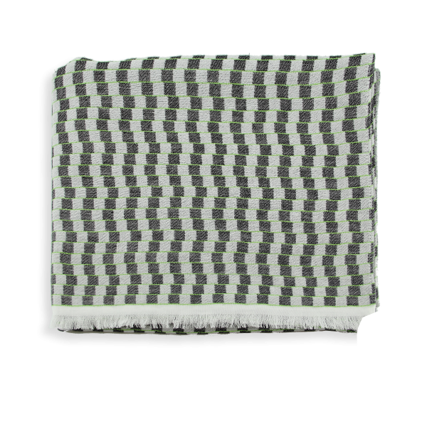 Echarpe-homme-coton-modal-noir-blanc-Désert